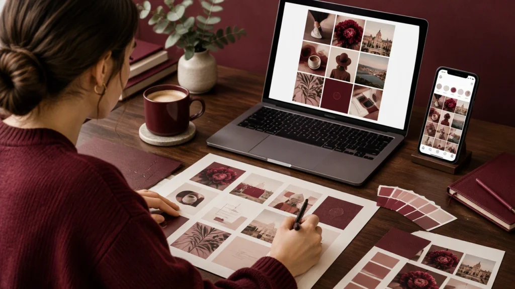 visual templates for cohesive feed