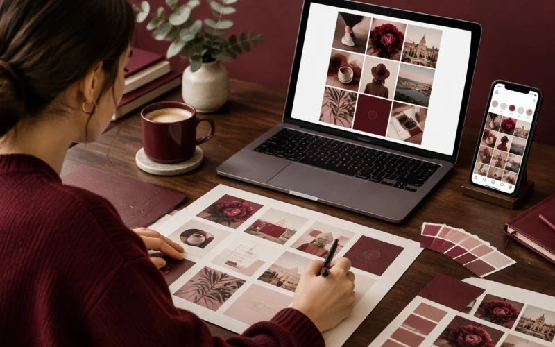 visual templates for cohesive feed